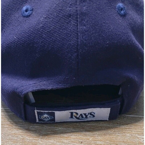 Tampa Bay Devil Rays New Era 9Forty Cap Hat MLB Genuine Hook & Loop Logo Strap - Picture 3 of 6